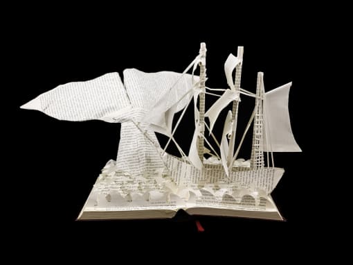 Book Sculpture: Moby Dick